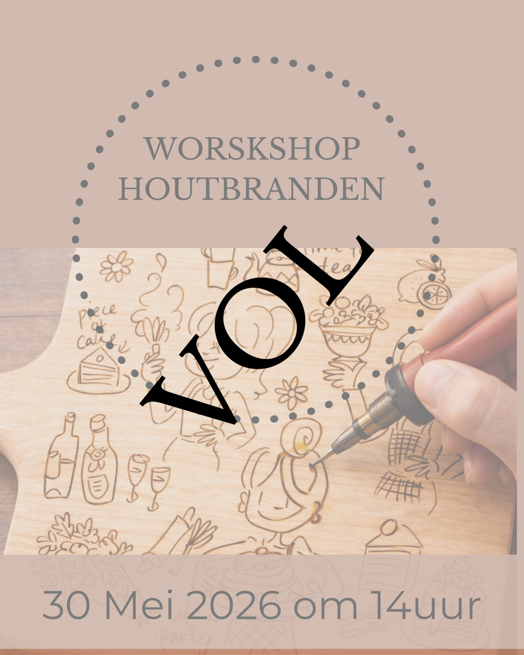 Geplande Workshop 30 mei  Houtbranden