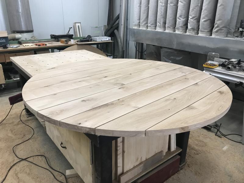 Project foto van Eiken buitentafel Leerdam