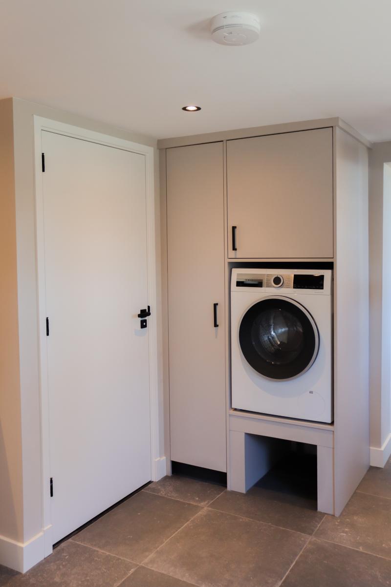 Project foto van Wasmachine inbouw en pantry Vianen