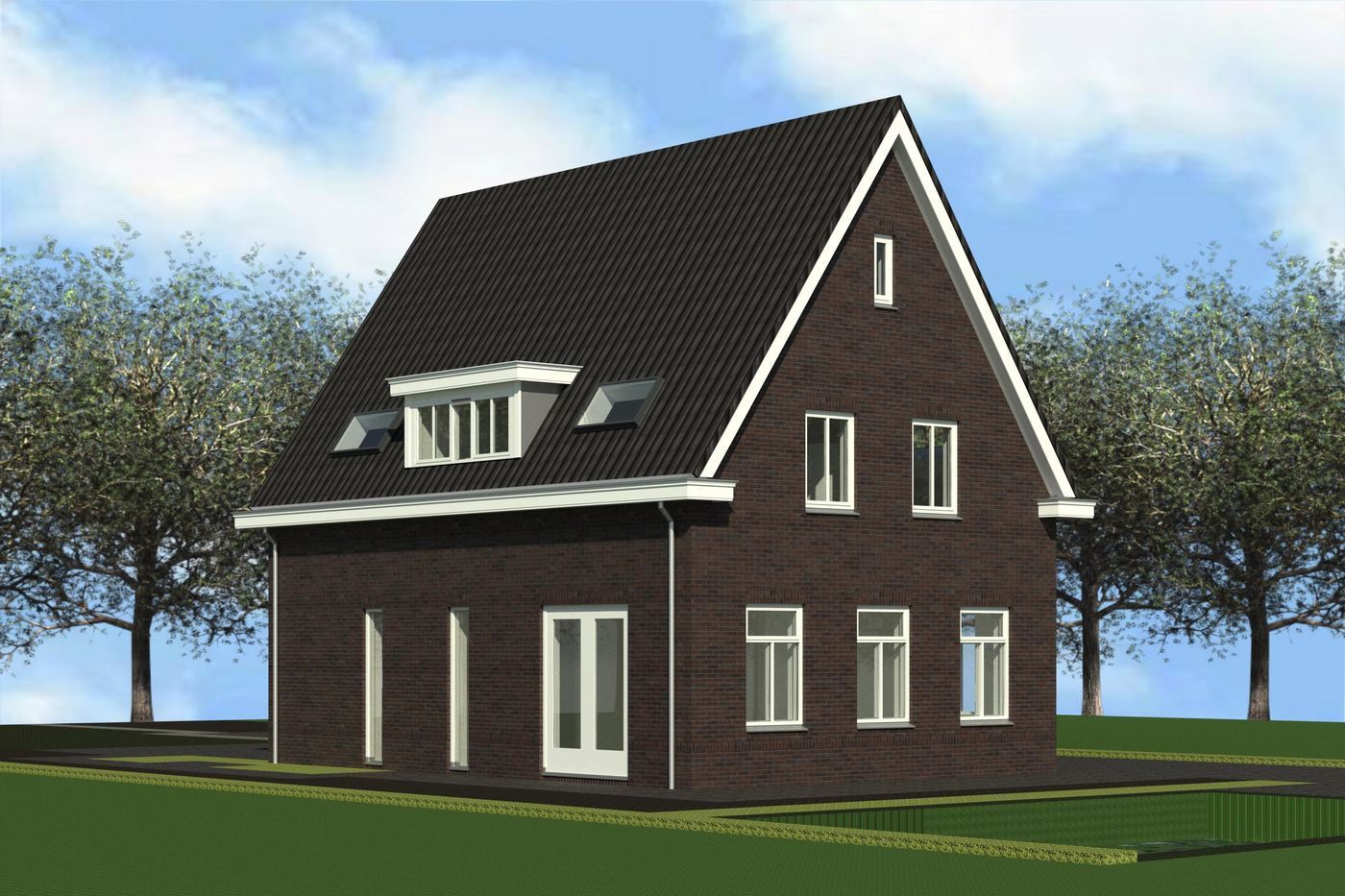 Compacte bedrijfswoning