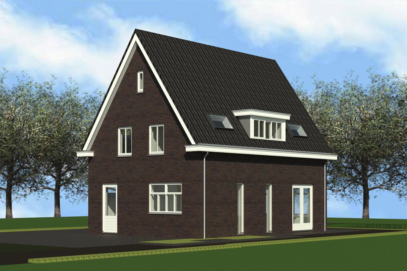 Compacte bedrijfswoning