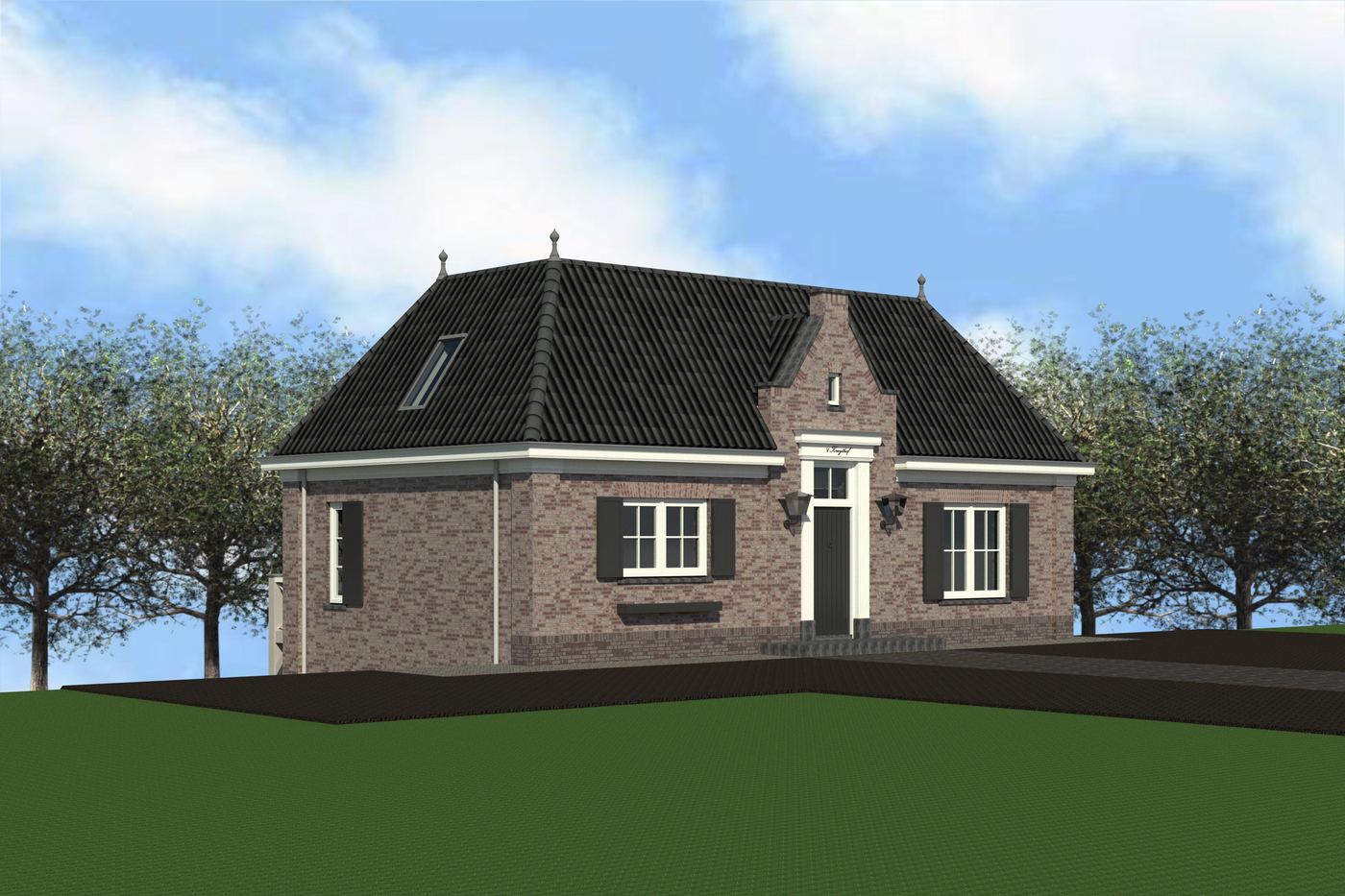 Klassieke dijkwoning