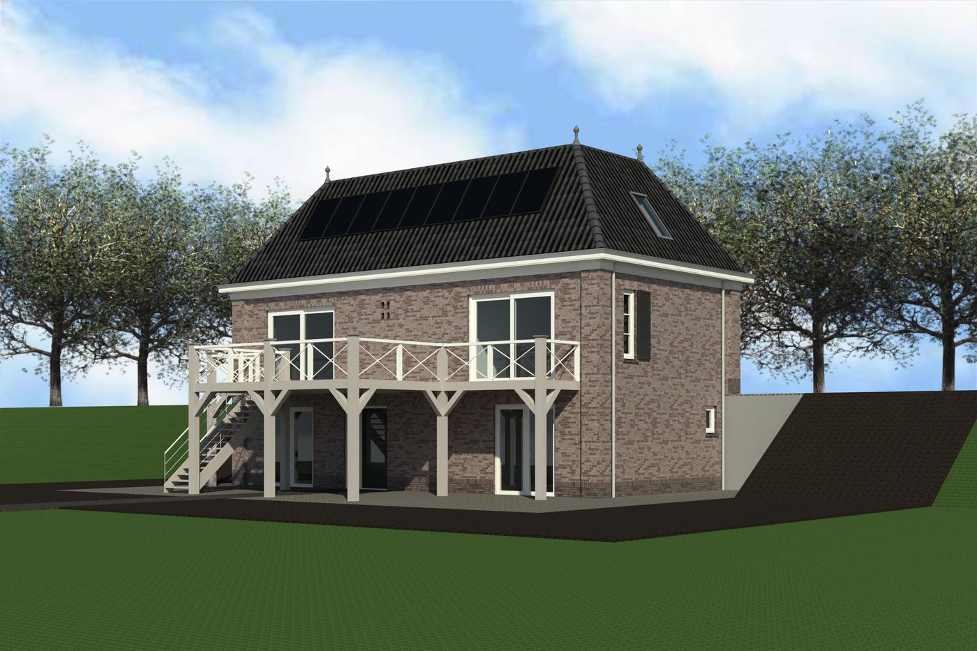 Klassieke dijkwoning