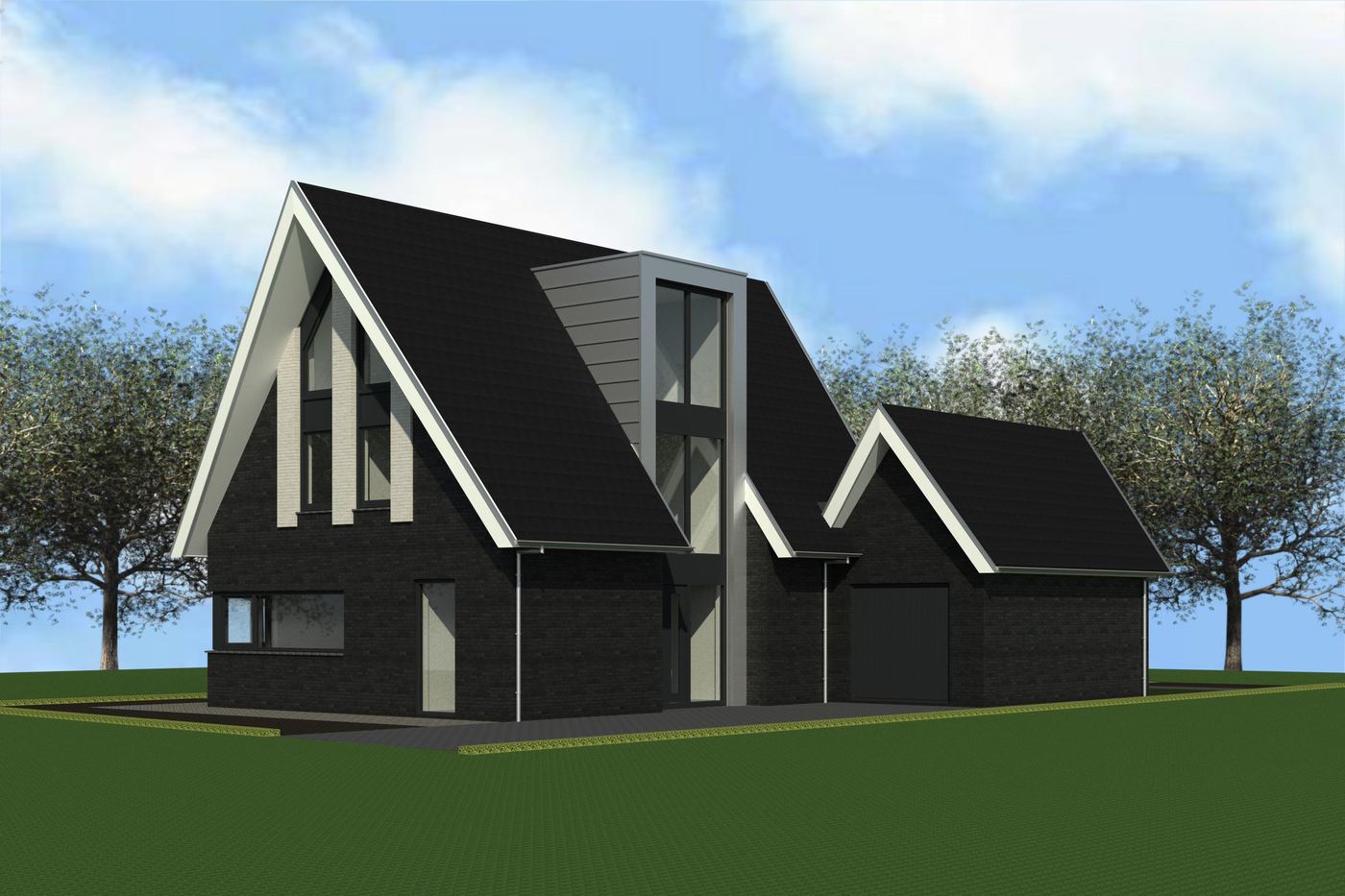 Moderne vrijstaande woning