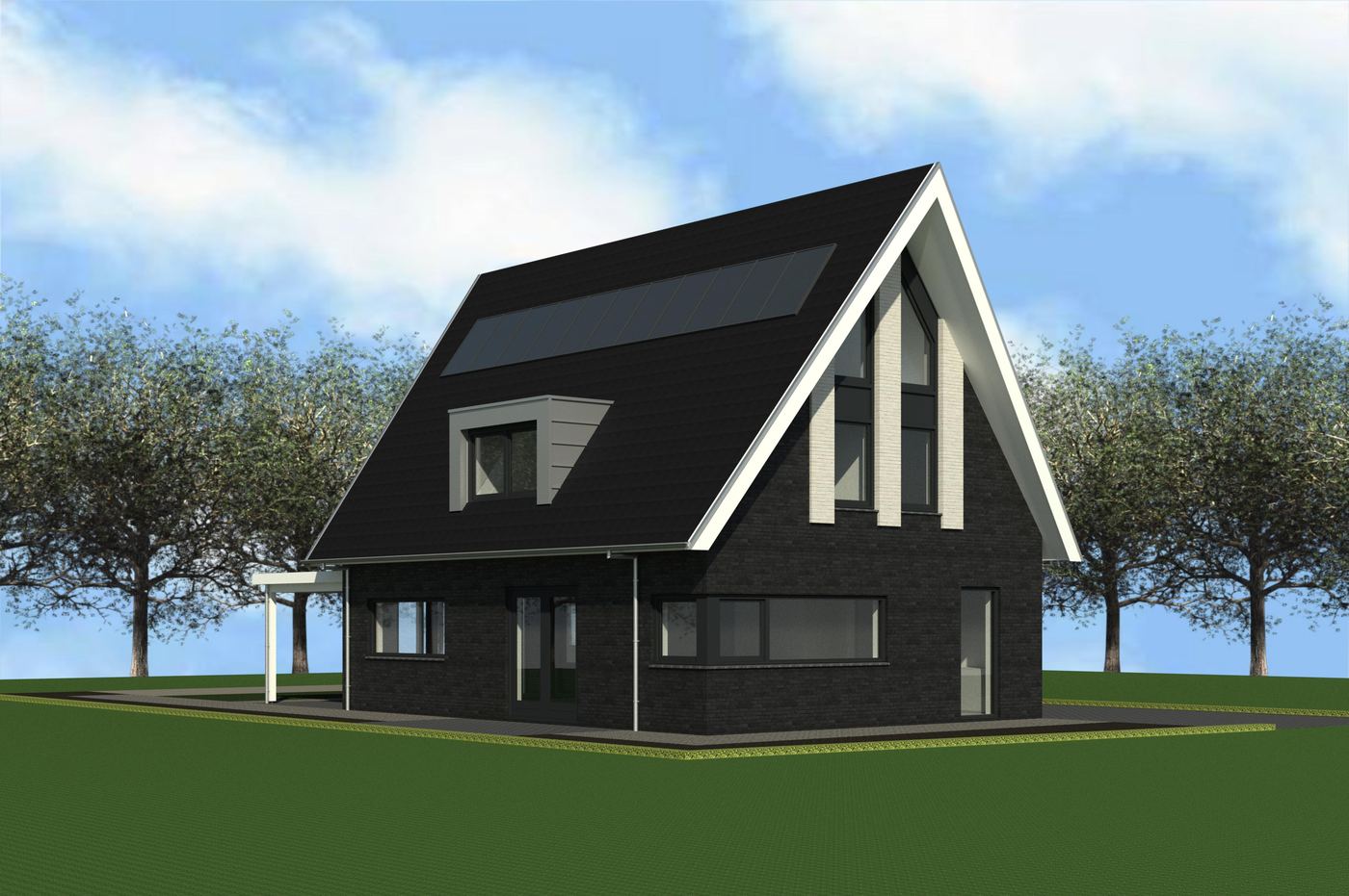 Moderne vrijstaande woning