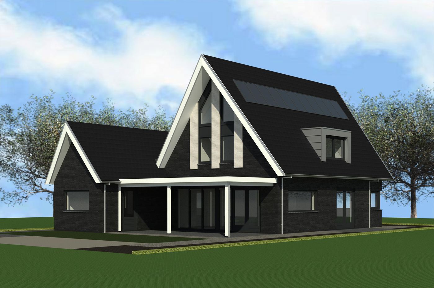Moderne vrijstaande woning