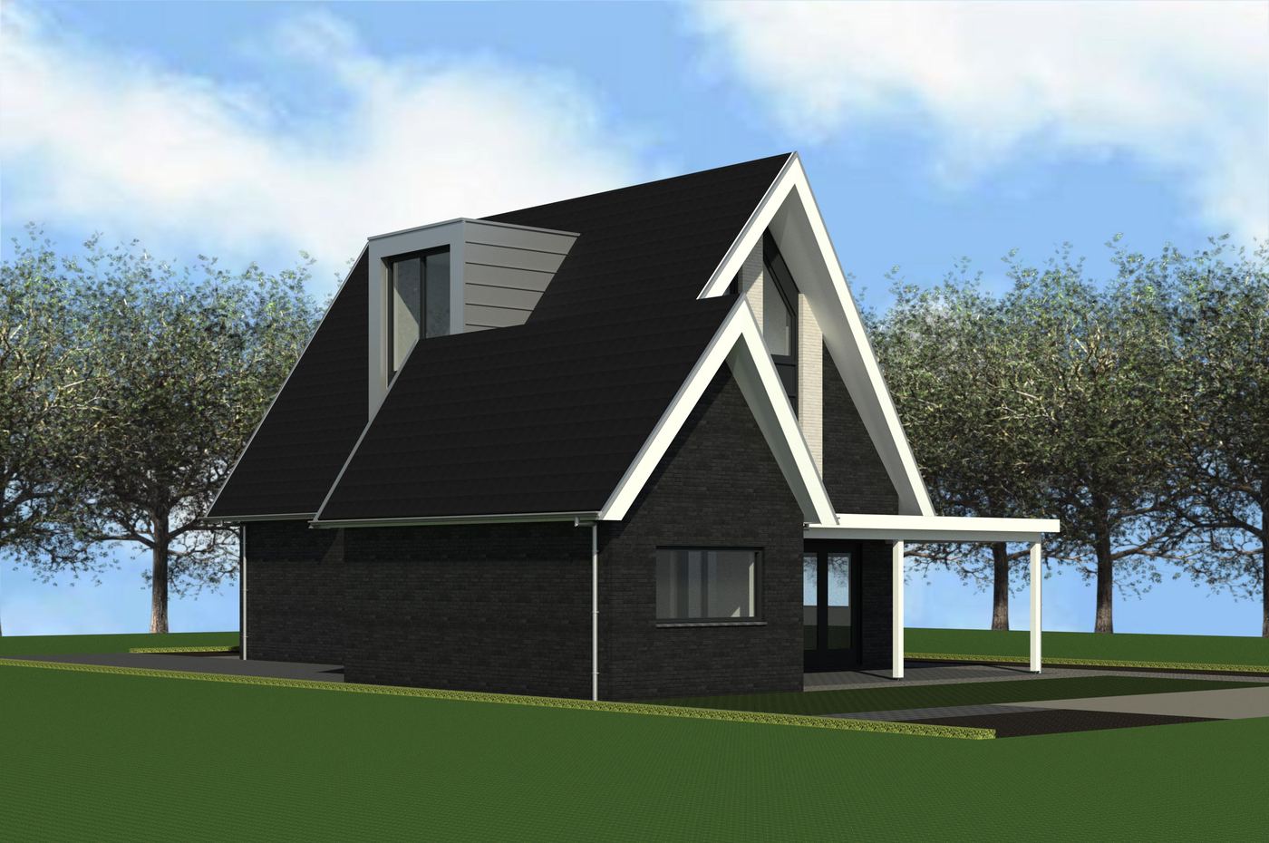 Moderne vrijstaande woning