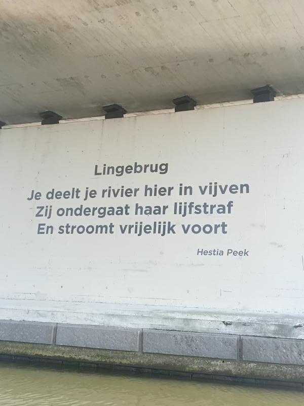 Aanmeren in het groen